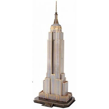 Puzzle 3D Cubic Fun de 66 piese - Empire State Building, New York
