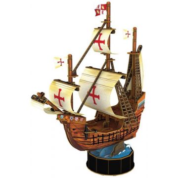 Puzzle 3D Cubic Fun de 93 piese - Santa Maria