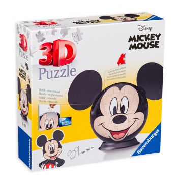 Puzzle 3D Ravensburger din 72 de piese - Disney, Mickey Mouse