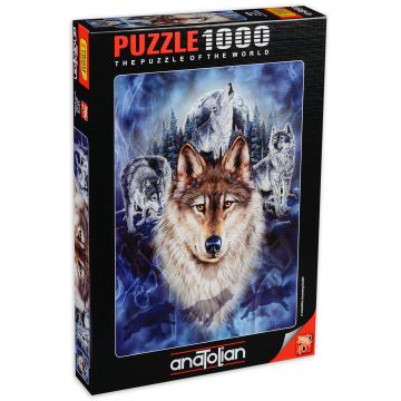 Puzzle Anatolian din 1000 de piese - Haita de lupi, Stephen Gardner