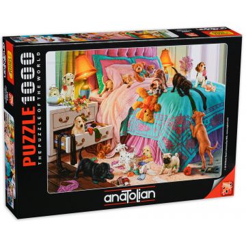 Puzzle Anatolian din 1000 de piese - Imbraca catelusul, Steve Reed