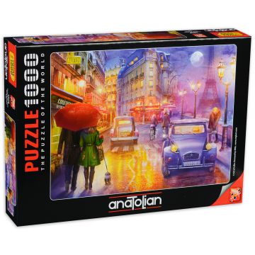 Puzzle Anatolian din 1000 de piese - Paris noaptea, Lilia