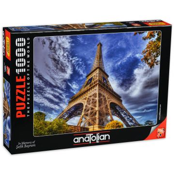 Puzzle Anatolian din 1000 de piese - Turnul Eiffel, Shtefik Bayram