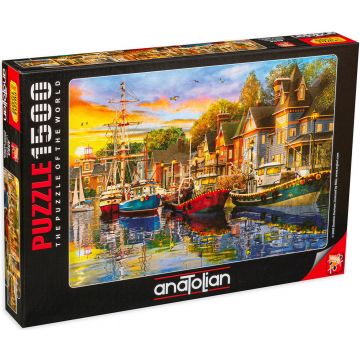 Puzzle Anatolian din 1500 de piese - Luminile portului