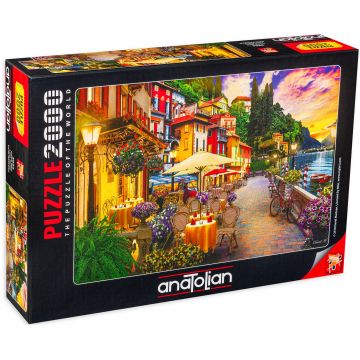 Puzzle Anatolian din 2000 de piese - Lacul Como, David MacLean
