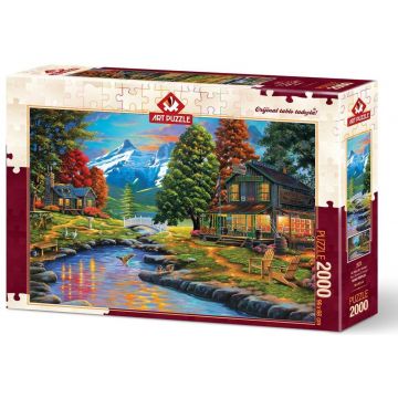 Puzzle Art Puzzle din 2000 de piese - Cele doua tarmuri