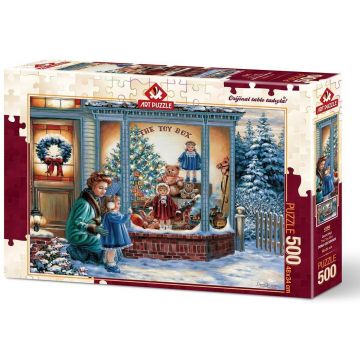 Puzzle Art Puzzle din 500 de piese - Magazin - Cutia de jucarie, Dona Gelsinger