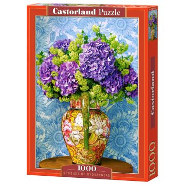 Puzzle Castorland din 1000 de piese - Buchet de Hortensii
