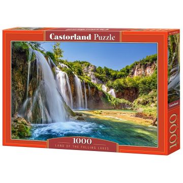 Puzzle Castorland din 1000 de piese - Tara lacurilor cazatoare