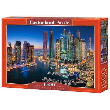 Puzzle Castorland din 1500 de piese - Zgarie-nori in Dubai