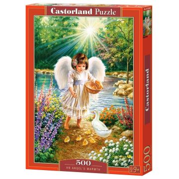 Puzzle Castorland din 500 de piese - Caldura angelica, Dona Gelsinger