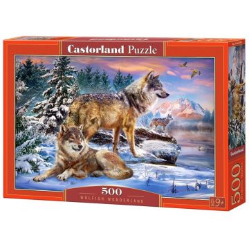 Puzzle Castorland din 500 de piese -  Lupi de basm