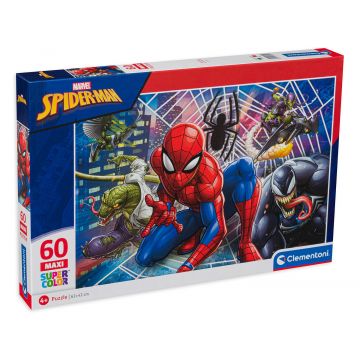 Puzzle Clementoni din 60 de maxi piese - Spiderman