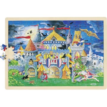 Puzzle din lemn Goki - Timpul pentru povesti