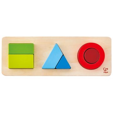 Puzzle din lemn Hape - Figuri geometrice