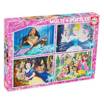 Puzzle Educa 4 in 1 - Printese Disney