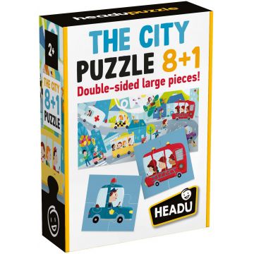 Puzzle educativ Headu - Mediul urban, 8+1