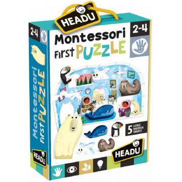 Puzzle educativ Headu Montessori - Poluri