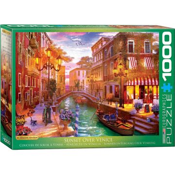 Puzzle Eurographics de 1000 piese - Apus in Venetia, Dominic Davison