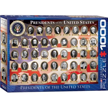 Puzzle Eurographics de 1000 piese - Presedintii  SUA