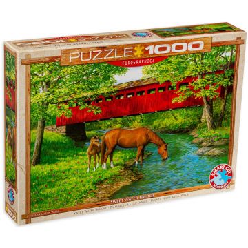 Puzzle Eurographics din 1000 de piese - Apa dulce sub pod, Persis Clayton Weyrs