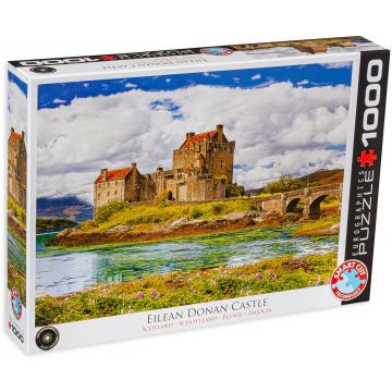 Puzzle Eurographics din 1000 de piese - Castelul Eilean Donan, Scotia