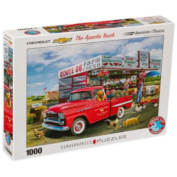 Puzzle Eurographics din 1000 de piese - Chevrolet Apache, Greg Giordano