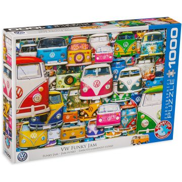 Puzzle Eurographics din 1000 de piese - Funky Colectie de Volkswagen