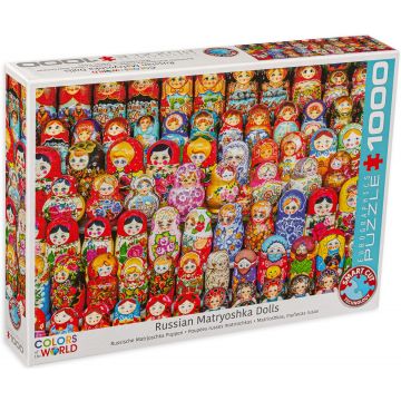 Puzzle Eurographics din 1000 de piese - Matrioska ruseasca
