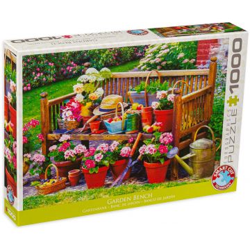 Puzzle Eurographics din 1000 piese - Banca de gradina