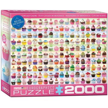 Puzzle Eurographics din 2000 de piese - Ispita cu prajituri