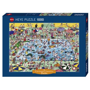 Puzzle Heye din 1000 de piese - Linisteste-te!, Roge Blachon