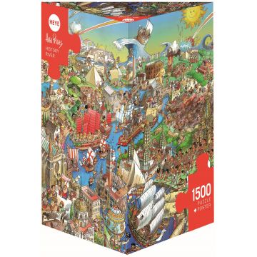 Puzzle Heye din 1500 de piese - Istoria raului, Hugo Prades