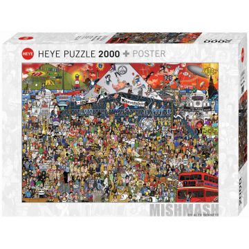 Puzzle Heye din 2000 de piese - Istoria muzicii britanice, Alex Benett