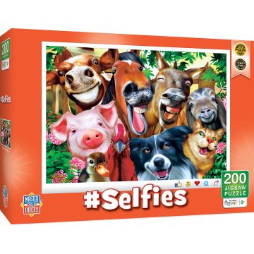 Puzzle Master Pieces din 200 de piese - Barnyard Besties