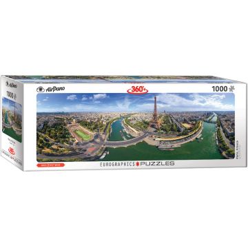 Puzzle panoramic Eurographics din 1000 de piese - Paris, Franta