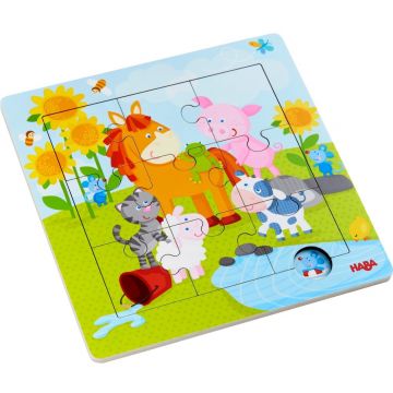 Puzzle pentru copii Haba - Animale domestice