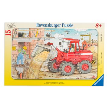 Puzzle Ravensburger din 15 de piese - Excavator