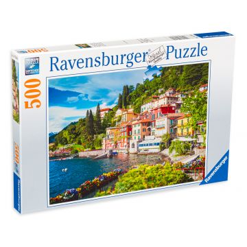 Puzzle Ravensburger din 500 de piese - Lacul Komo, Italia