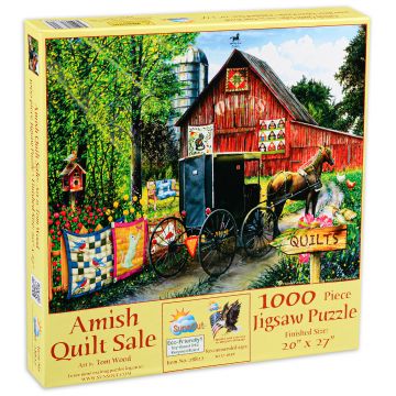Puzzle SunsOut din 1000 de piese - Vanzare paturi amish , Tom Wood