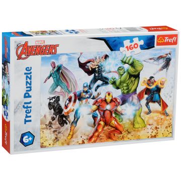 Puzzle Trefl din 160 de piese - Razbunatorii, Sa salvam lumea
