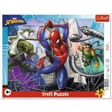 Puzzle Trefl din 25 de piese - Brave Spiderman
