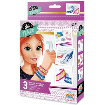 Set creativ Buki Be Teens - Fa-ti singur bratari lucioase
