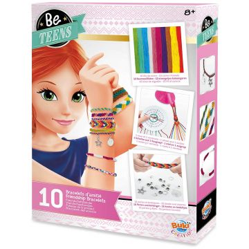 Set creativ Buki Be Teens - Fa-ti singur bratari pentru prieteni