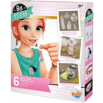 Set creativ Buki Be Teens - Fa-ti singur propriile bijuterii cu eprubete