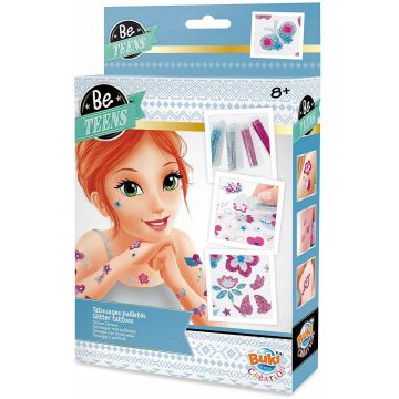Set creativ Buki Be Teens - Fa-ti singur tatuaje stralucitoare