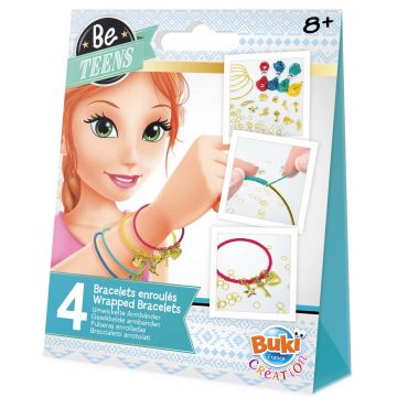 Set creativ Buki Be Teens - Infasurati si faceti bratari colorate
