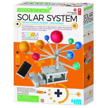 Set de creatie 4M Green Science - Creaza-ti, un sistem solar hibrid
