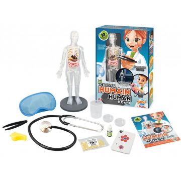 Set de știință Buki Sciences - Corpul uman, cu 12 experimente