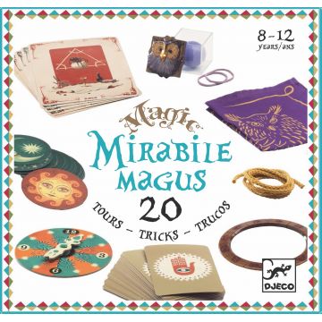 Set de trucuri pentru copii Djeco - Mirable Magus, 20 de trucuri